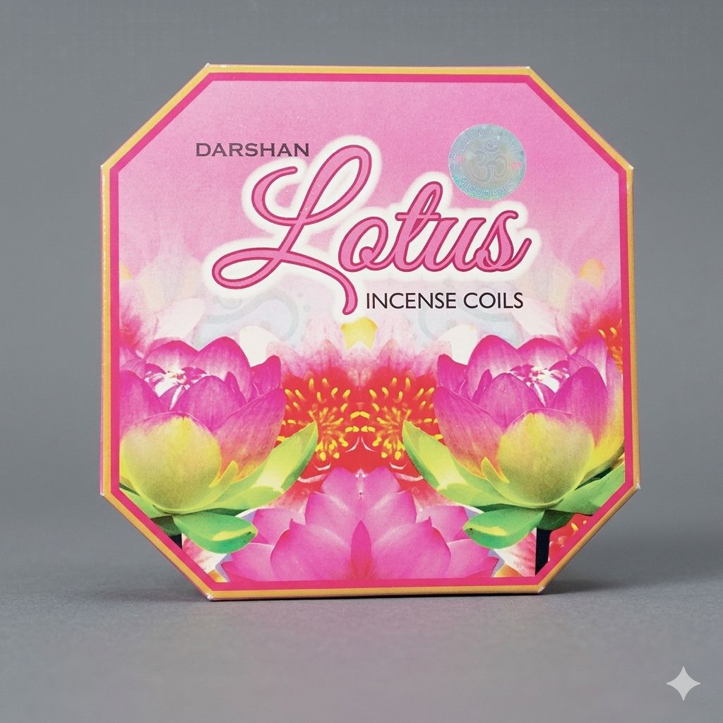 Dupa India Aromatherapi Coil - Darshan Lotus