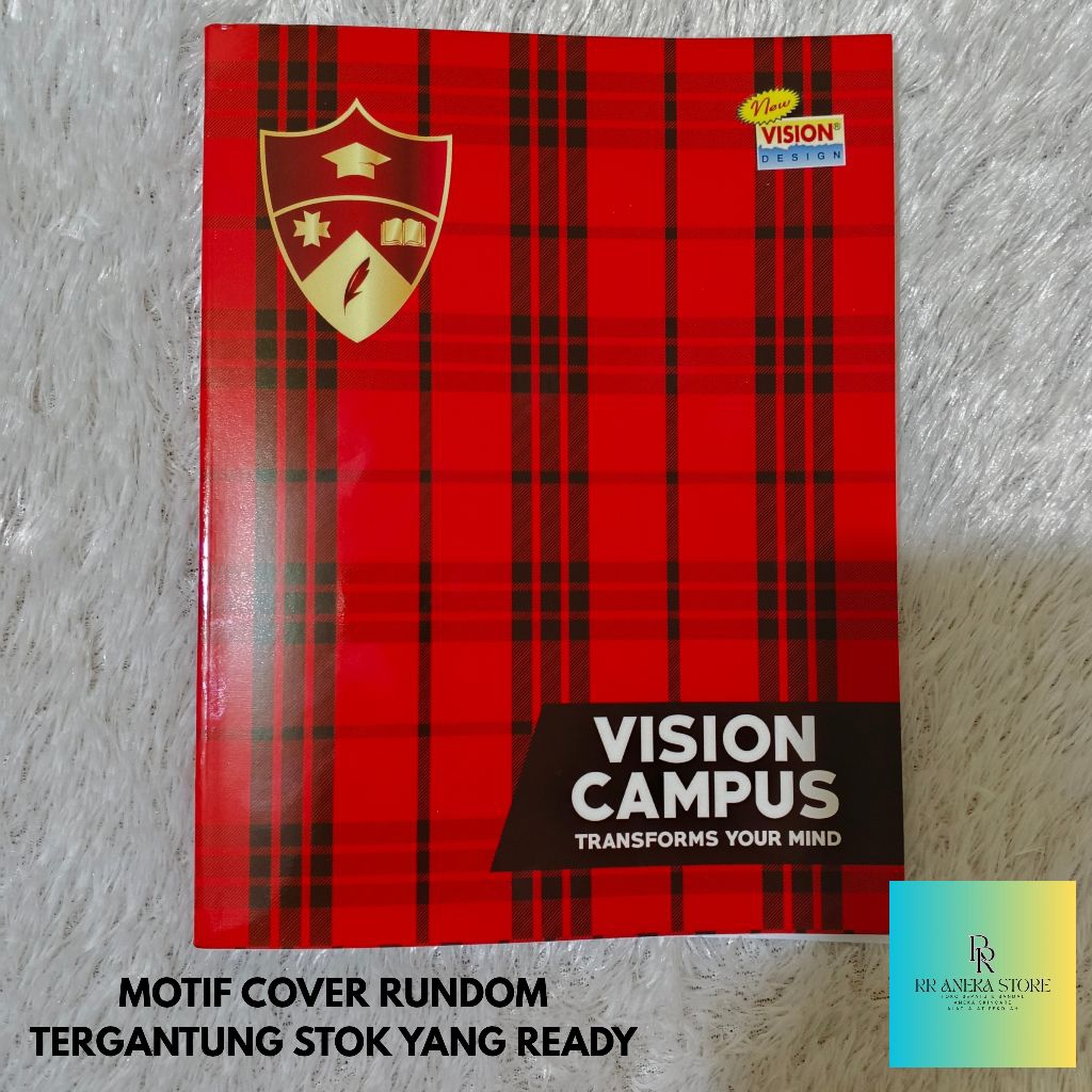 Buku Tulis Vision 38 / Buku Tulis isi 38 / Buku Alat Sekolah / Alat Tulis / Pelengkapan Sekolah / Bu