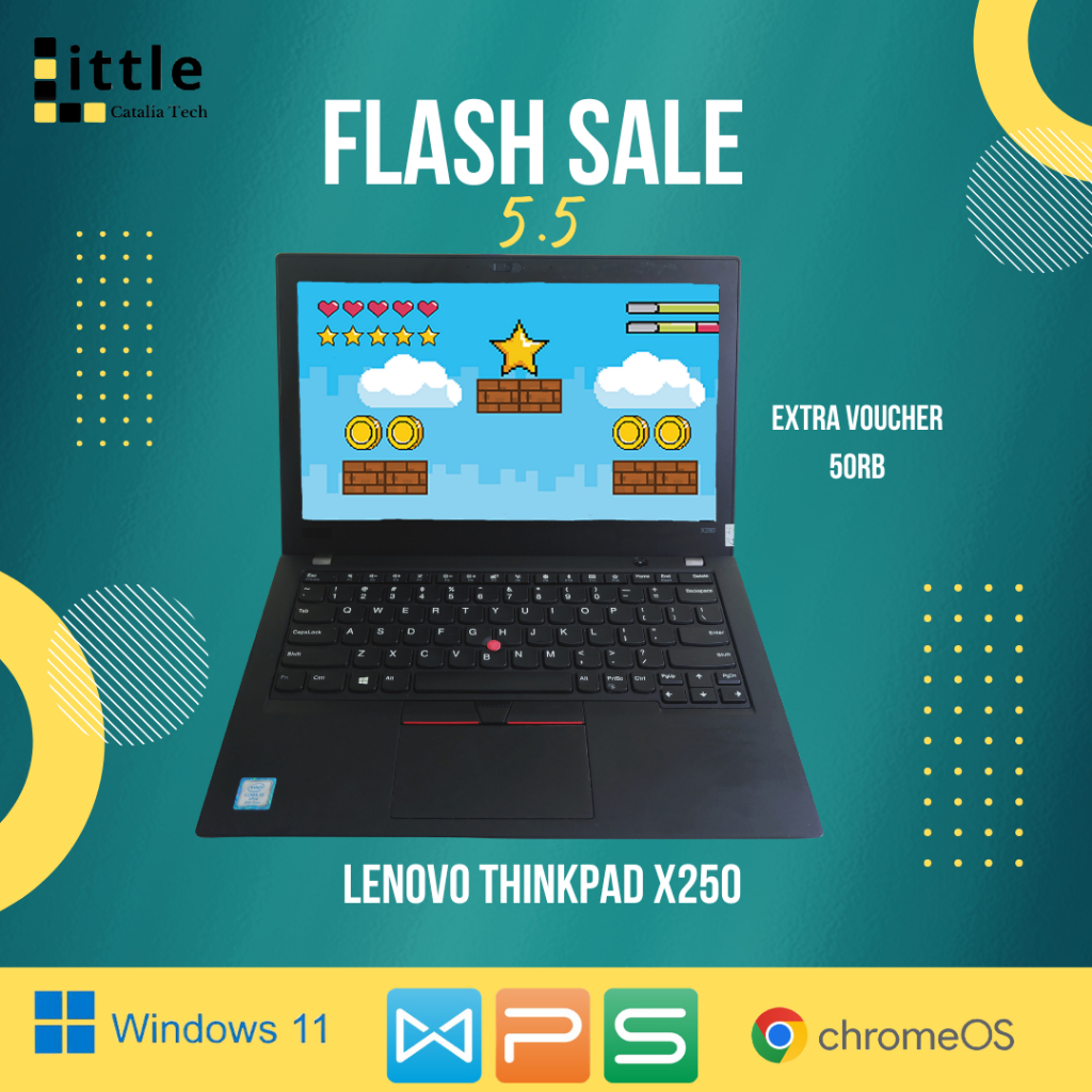Lenovo Thinkpad X250 Intel Core I5 Gen 5 Murah Bergaransi
