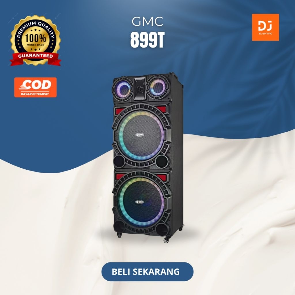 GMC-899T SPEAKER AKTIF BLUETOOTH 15INCH GARANSI RESMI