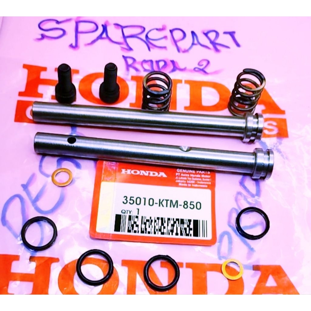 AS SULING SHOCK BAUT HITAM KTM SUPRA X 125 FI HELM IN KARISMA BLADE WIN ASTREA WIN REVO ABSOLUTE ORI