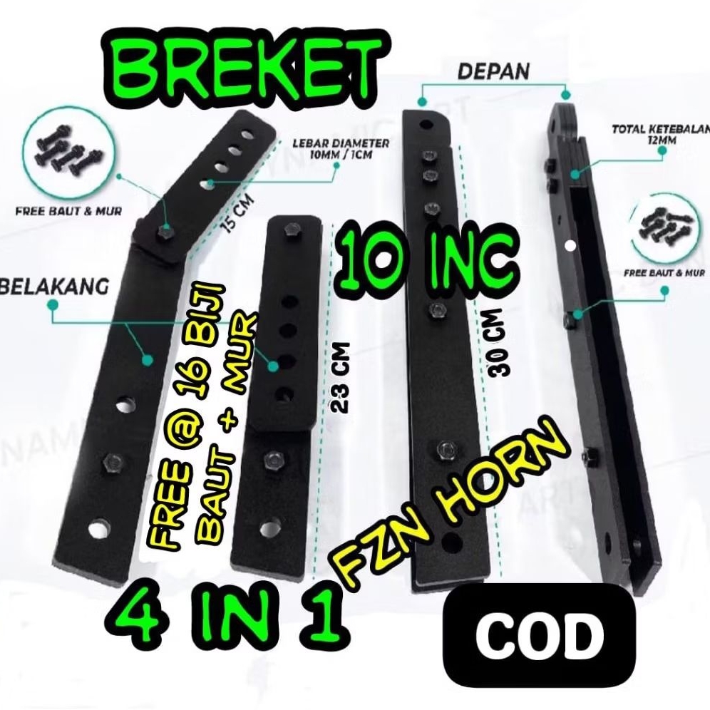 Brecket Vera 10 inc line array Almunium - Horn tweter driver twiter speaker