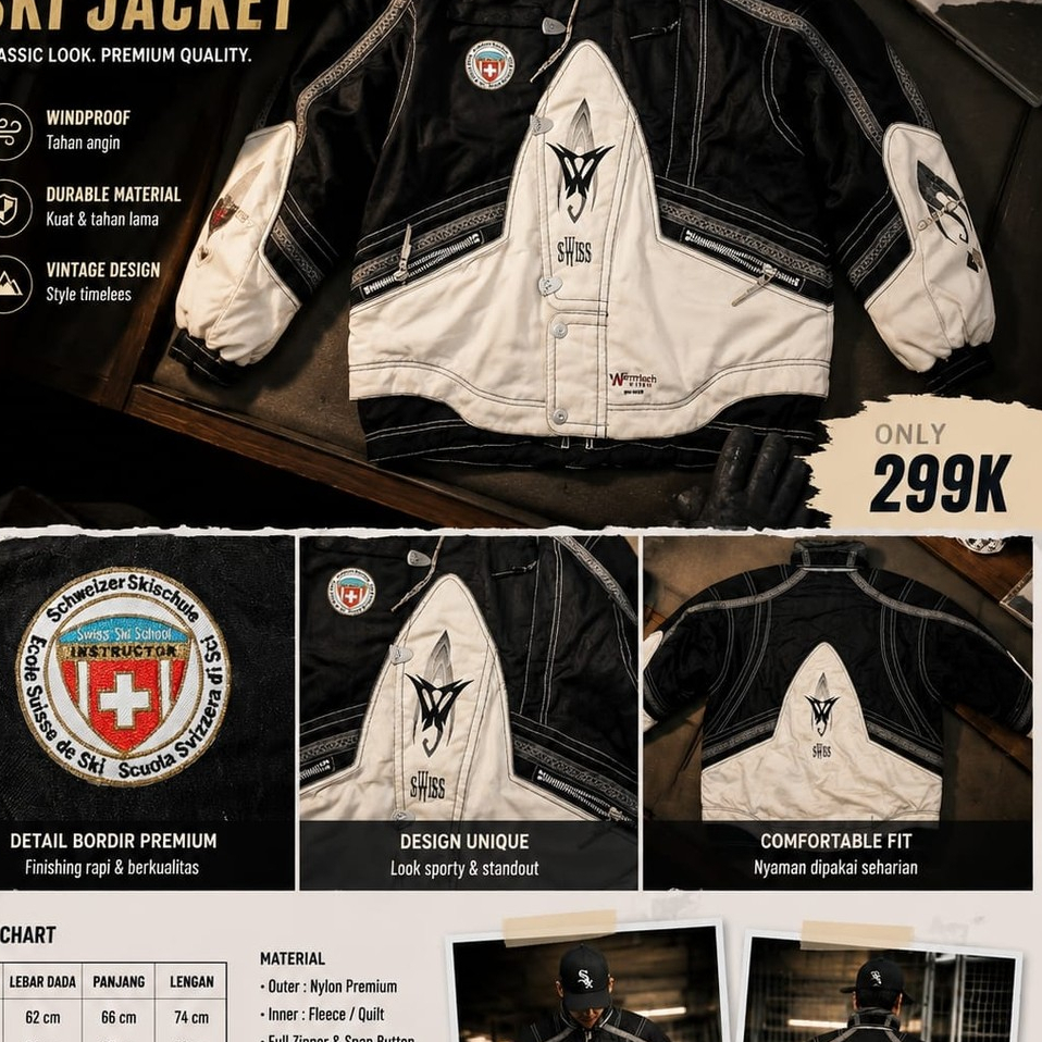 Vintage SWISS SKI Jacket
