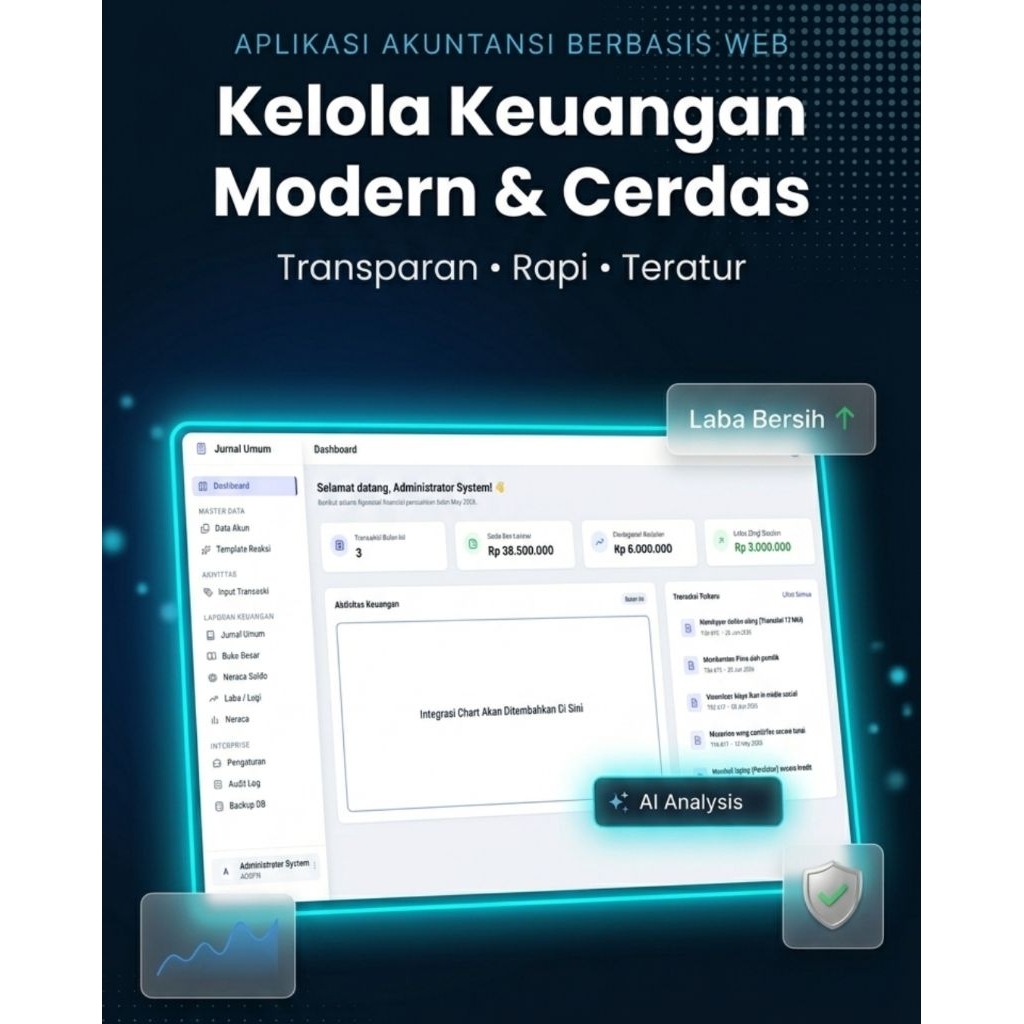 APLIKASI WEB AKUNTANSI + AI GEMINI