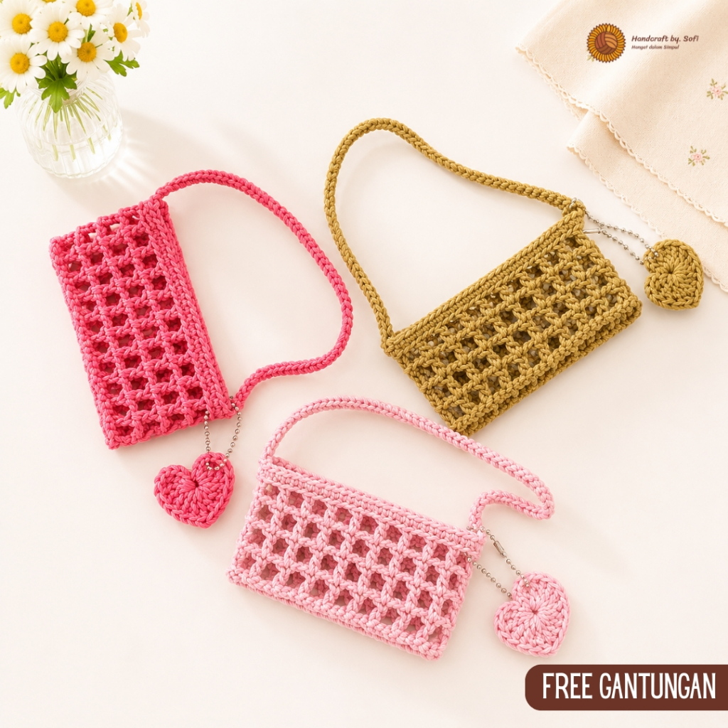 [READY] Cup Holder Minuman, Gantungan Cup Kopi Rajut, Cup Sleeve Holder, Cup Sleeve Holder Rajut, Cu