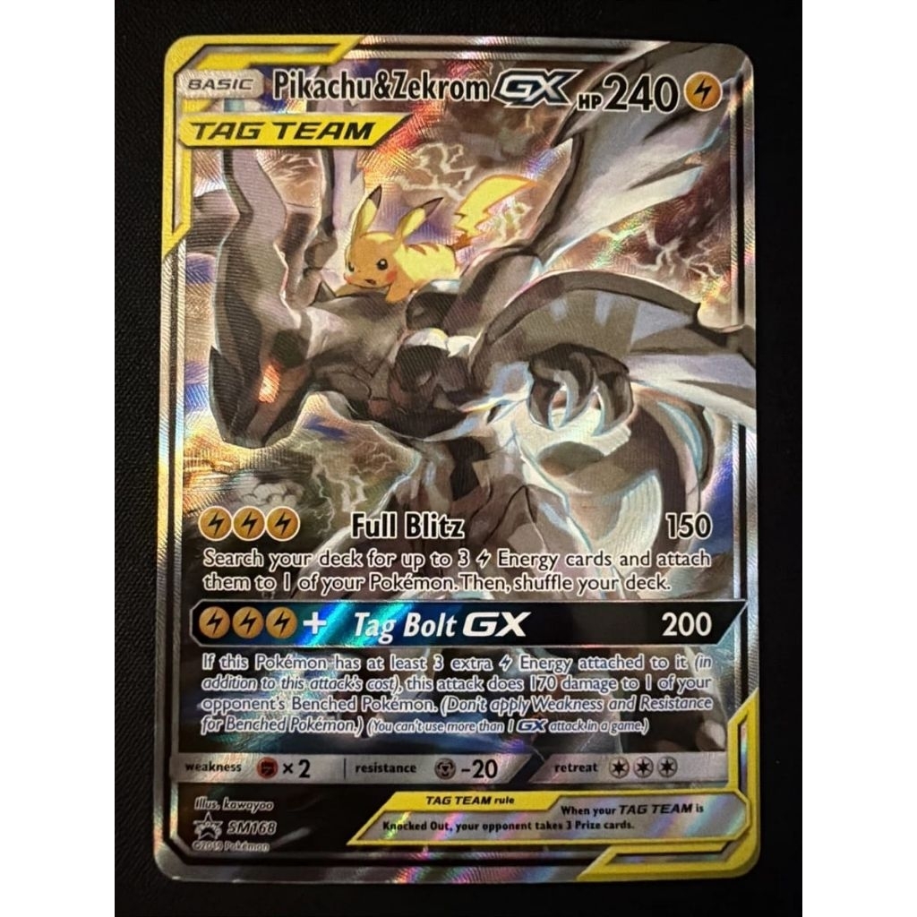 Pikachu Zekrom GC -Tag Team (Clone Card)