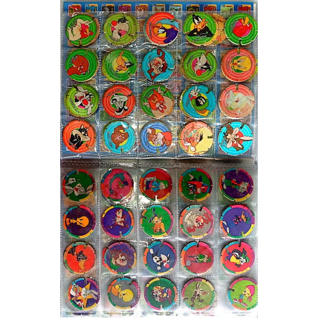 Tazos Looney Tunes Bintang 2 fullset 1-40 (tanpa album) Bugs Bunny Taz