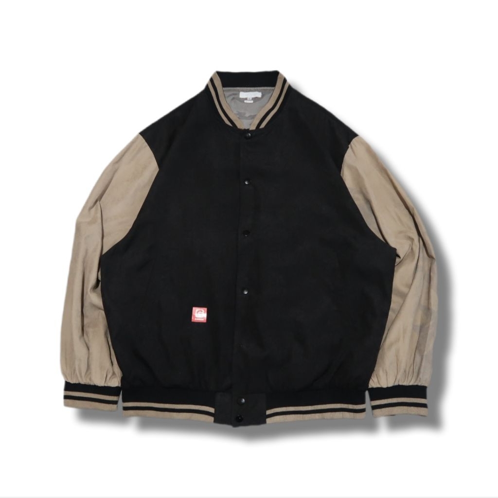 Suede Varsity Jacket by Resaca