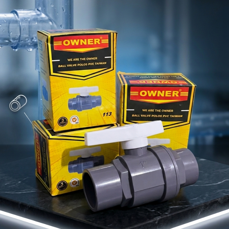 Ball Valve PVC 1 inch Owner