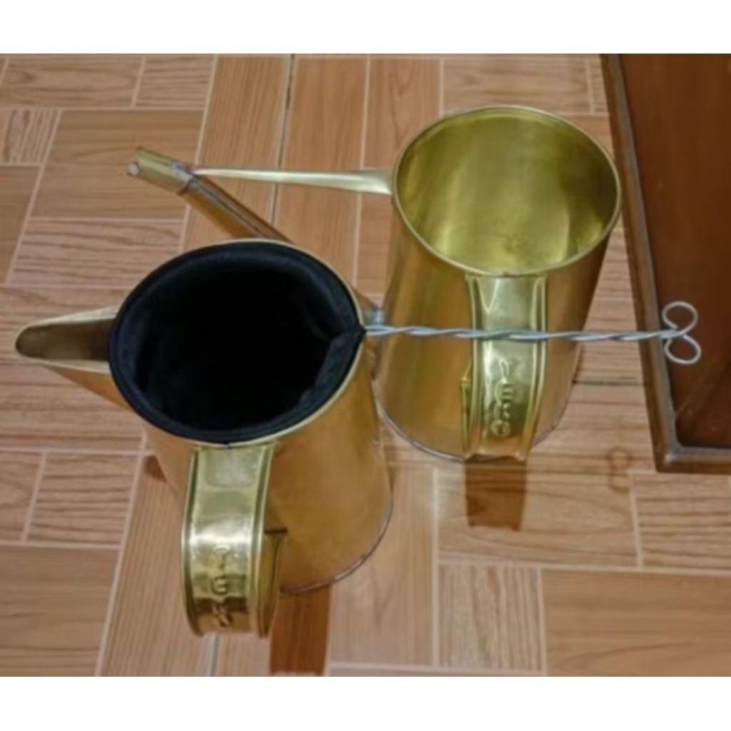 Teko Kopi & Teh Kuningan + Saringan kapasitas 2,5 Liter • Tebal 0,4 mm • Moncong Anti-Tetes