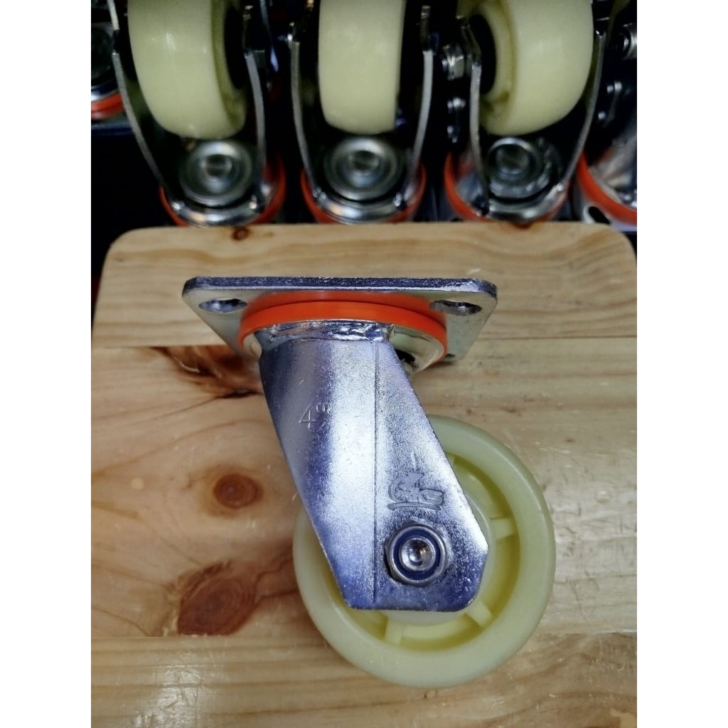 Roda nylon hd 4inch hidup MURAHHH roda troli 4"