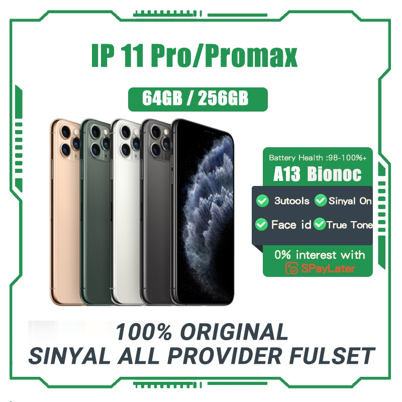 IBOX IP11 pro/promax second 64GB/256GB BH 95%+ MULUS NORMAL FULLSET Kondisi Perfect