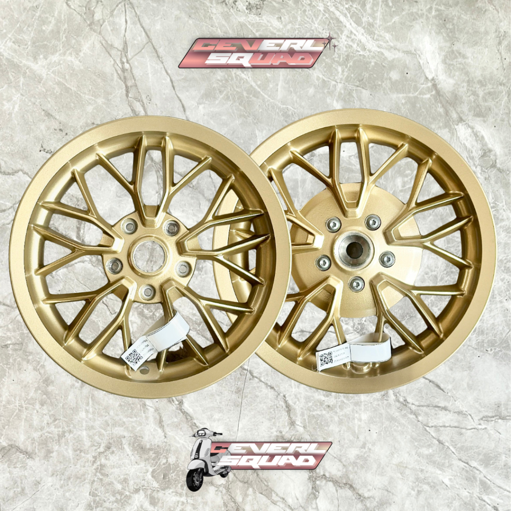ORIGINAL PIAGGIO VELG CHEMCO Y SPOKE Nebura Gold Vespa Sprint Primavera S LX Ring12