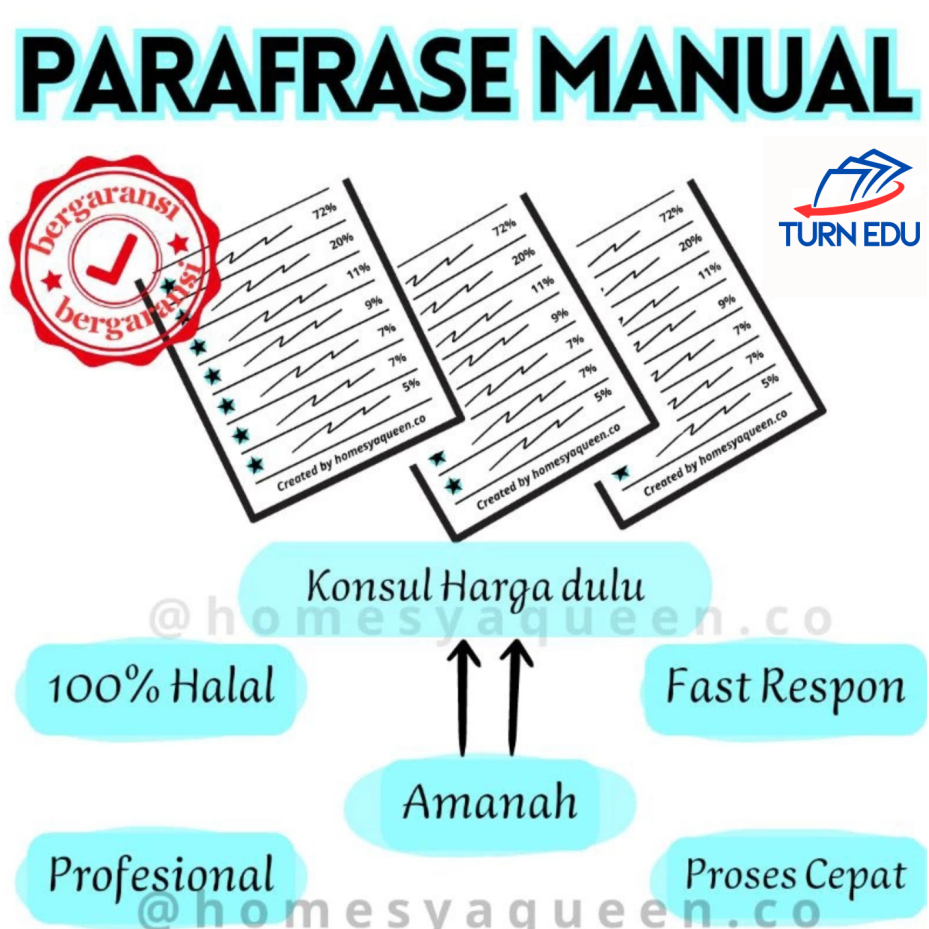 Parafrase Manual/Parafrase Murni Expres/Cek Skor Termurah