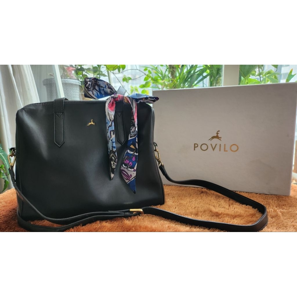 Povilo Siena Bag Hitam
