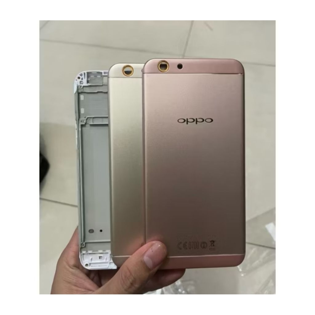 Casing Fullset Oppo F1S A59 Kesing Housing Fulset Backdoor + Frame Lcd Tombol On Off Volume