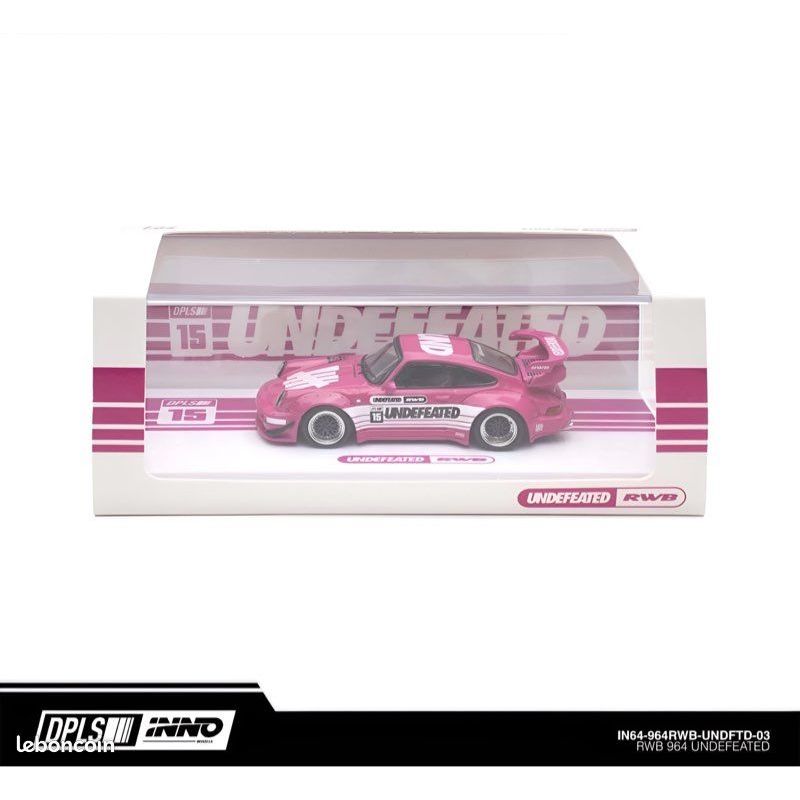 INNO64 x DPLS x UNDEFEATED Porsche RWB 964 Pink