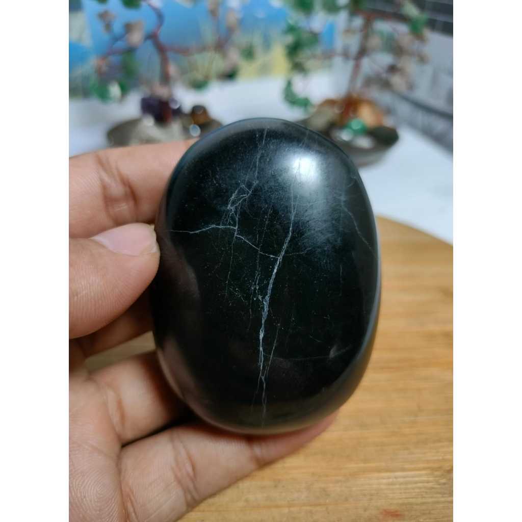Batu Natural Black Tourmaline palm (15)