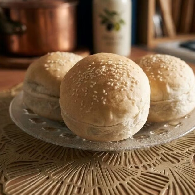 roti burger jumbo roti lembut besar rajanya burger