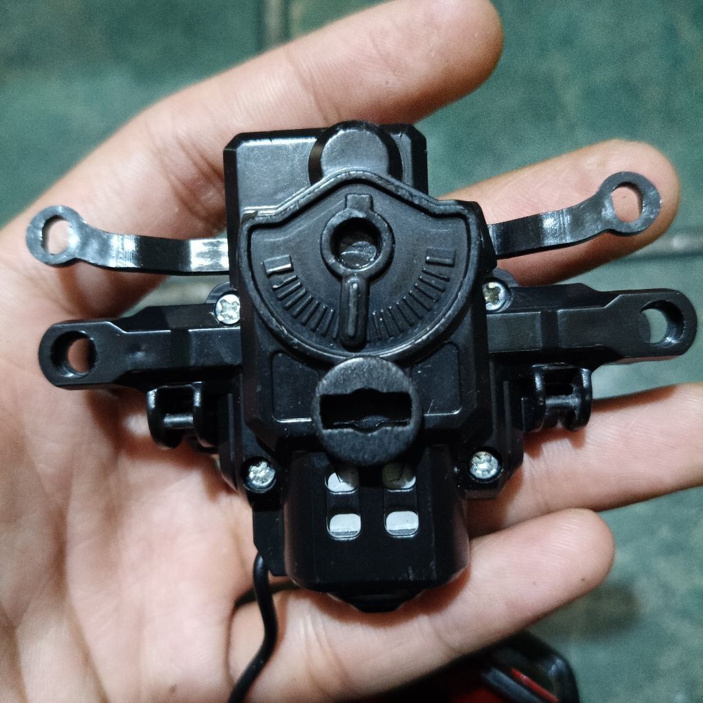 Sparepart Rc Rock Crawler Gearbox Depan Dan Gearbox Belakang Rc Rc 1:18 Mesin Gearbok Depan Dan