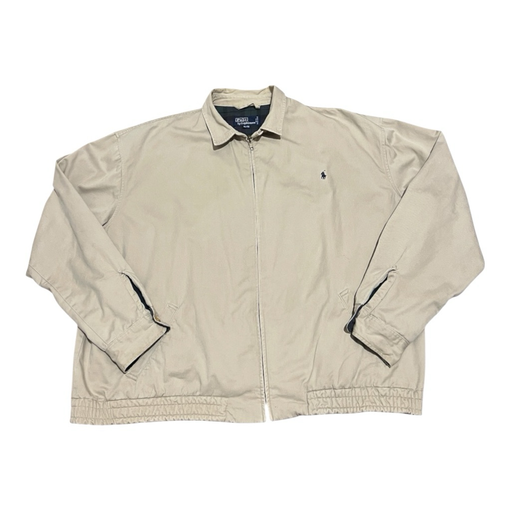 harrington Jacket Polo Ralph Lauren warna Khaki atau Cream