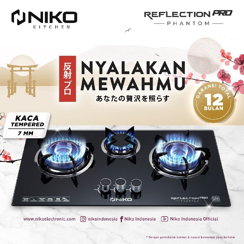 kompor NIKO PHANTOM 3 TUNGKU