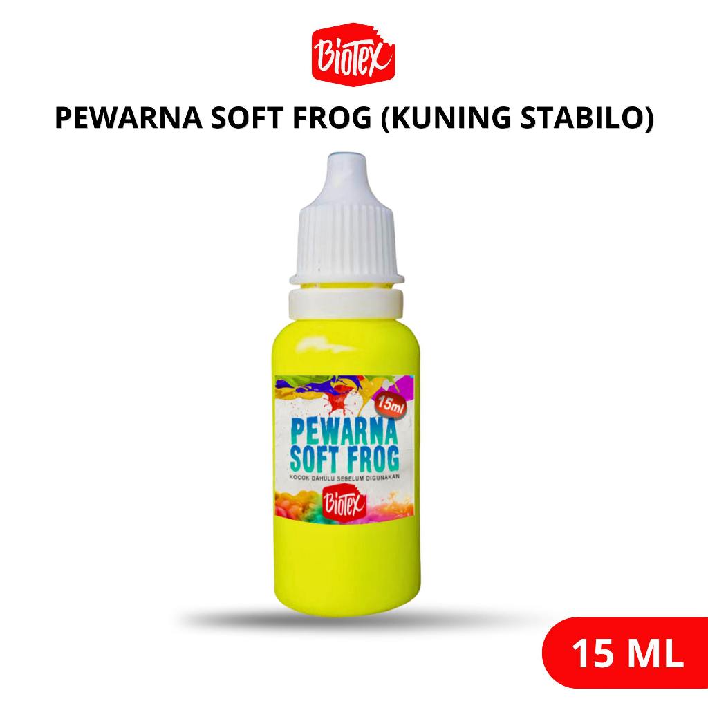 Biotex PEWARNA LATEKS 15 ML KUNING STABILO - Latex Latek Soft Frog Sofrog