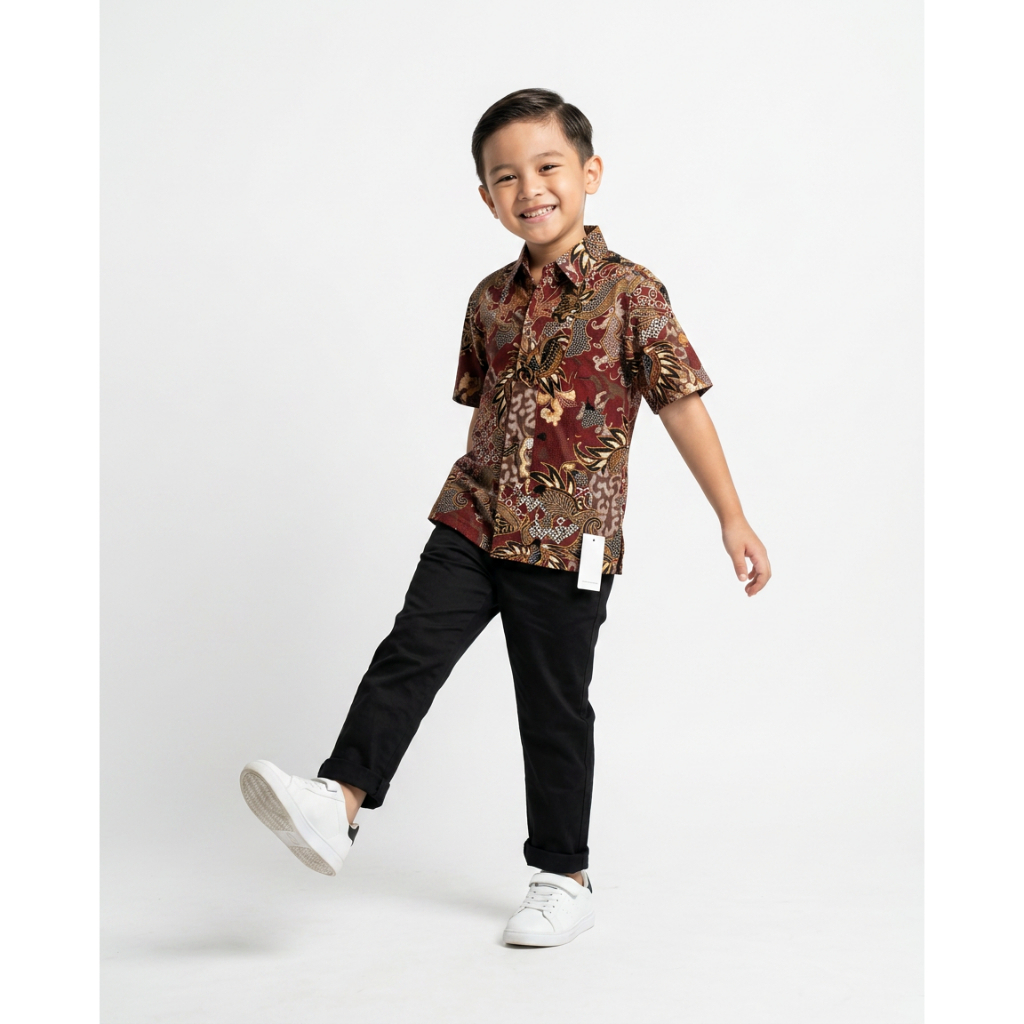 Batik Pendek Anak Laki-Laki - GRAVERA