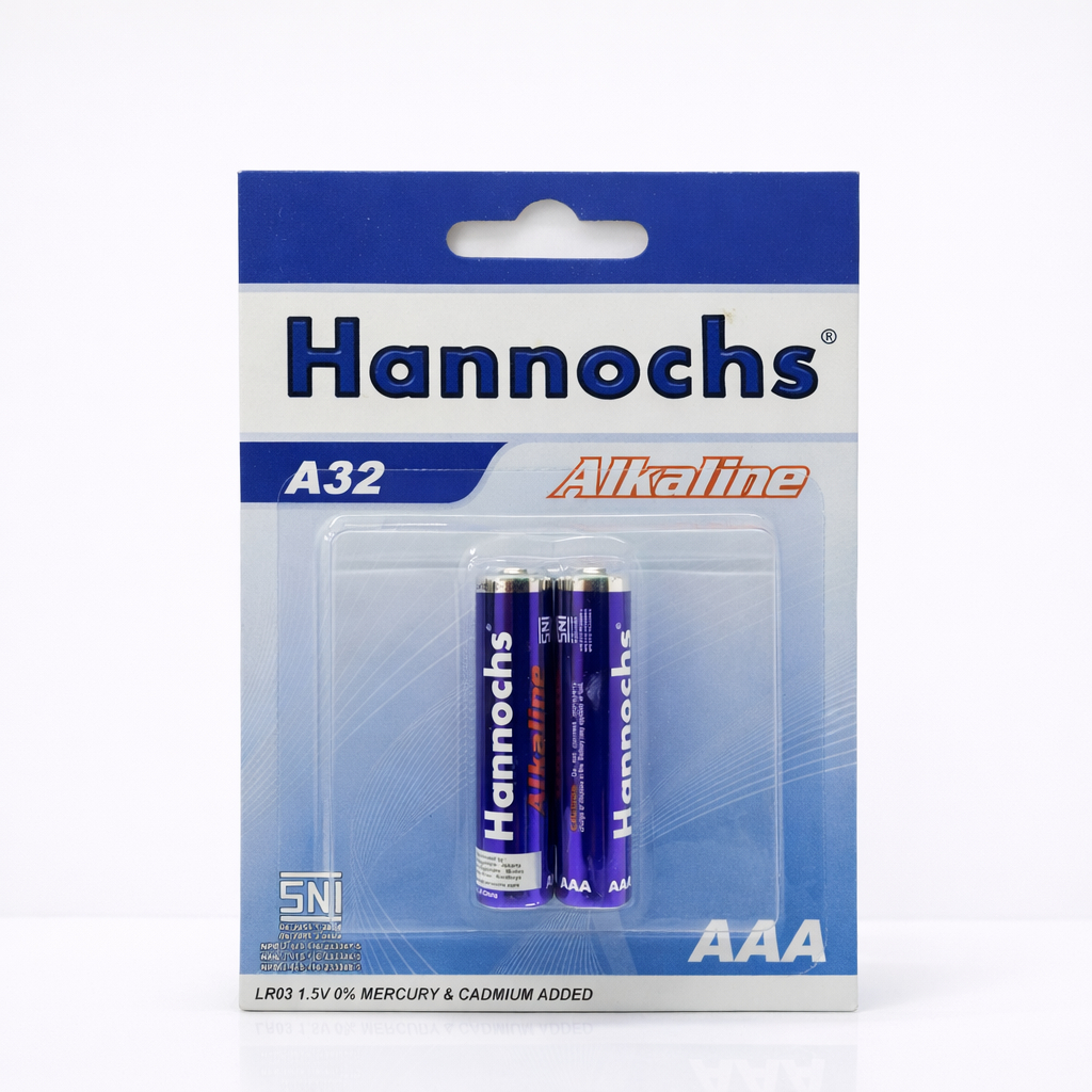 Baterai Remote Kecil Hannochs Alkaline - Batere AAA A3