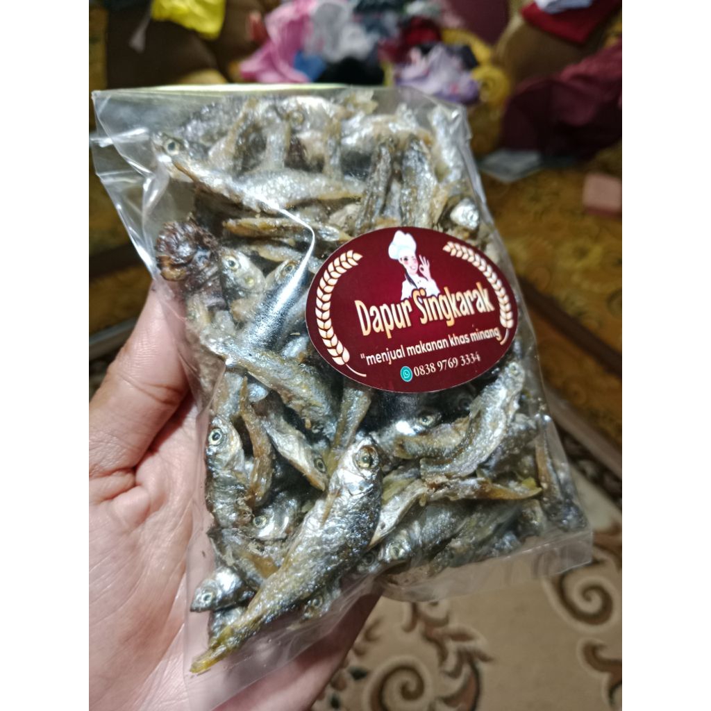 Ikan bilih goreng asli danau Singkarak / ikan bilih danau Singkarak asli / ikan bilih kering asli da