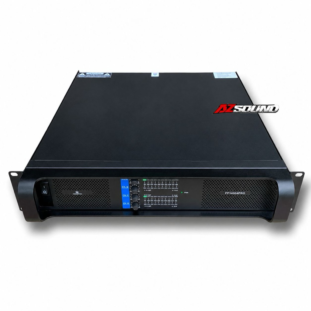 Power Amplifier Soundqueen FP14004 Pro Power Soundqueen 4 Chanel 1400 Wat