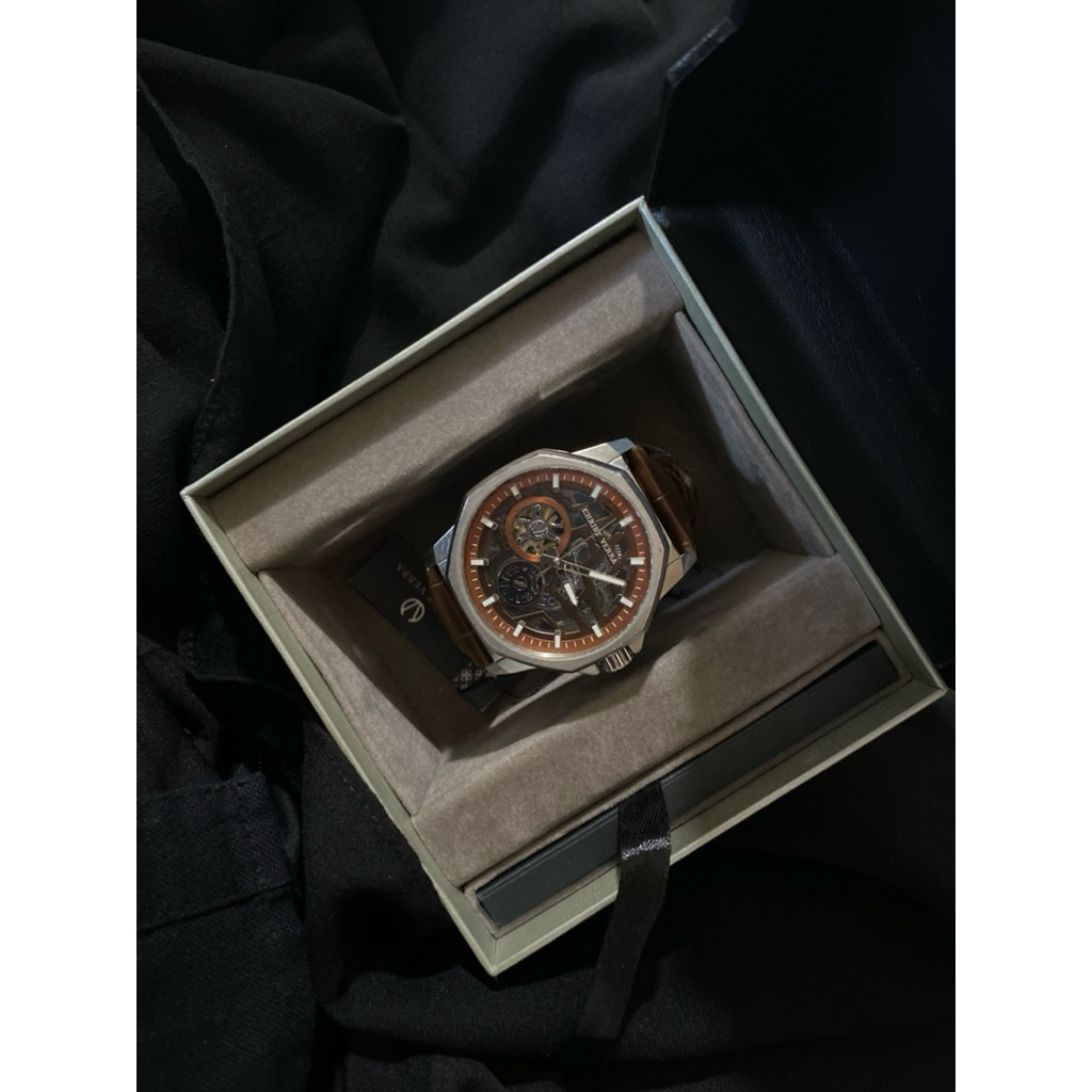 (PRELOVED) Christ Verra Men's Watch CV 53603G-21 BRN