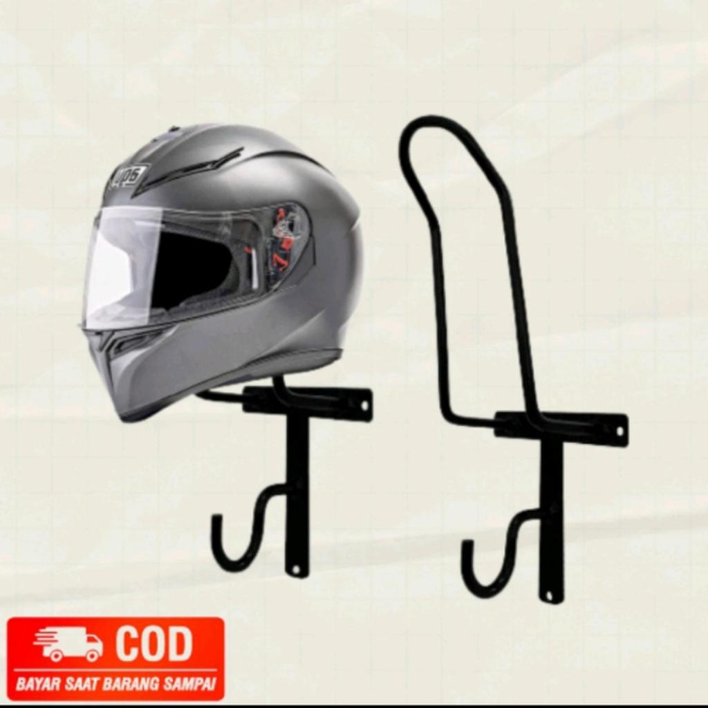RAK HELM TEMPEL DINDING / GANTUNGAN HELM