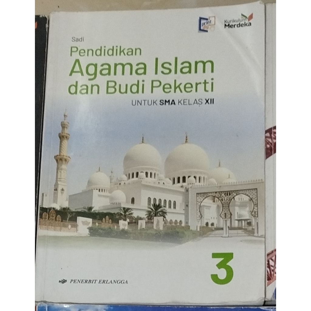 PRELOVED Buku PAI Erlangga kelas 12 Kurikulum Merdeka