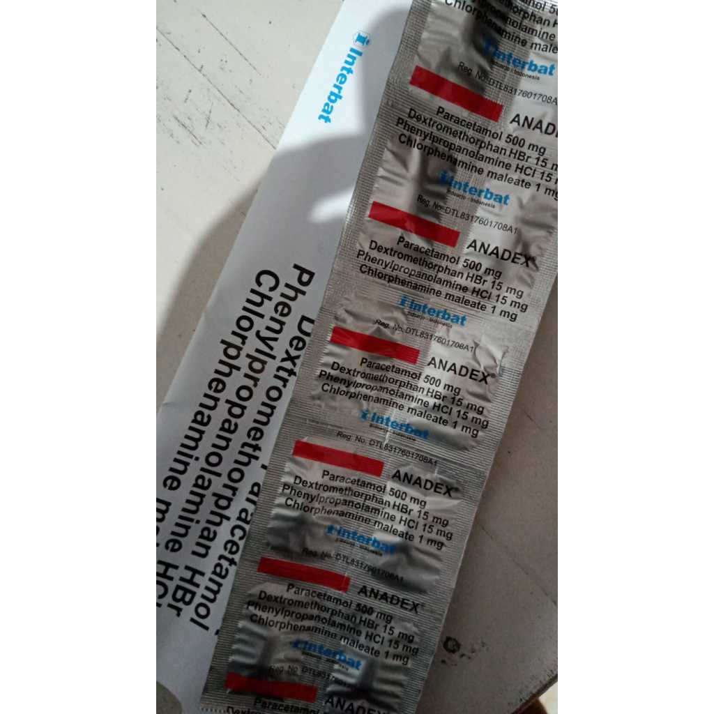 Anadex Strip 10 Tablet