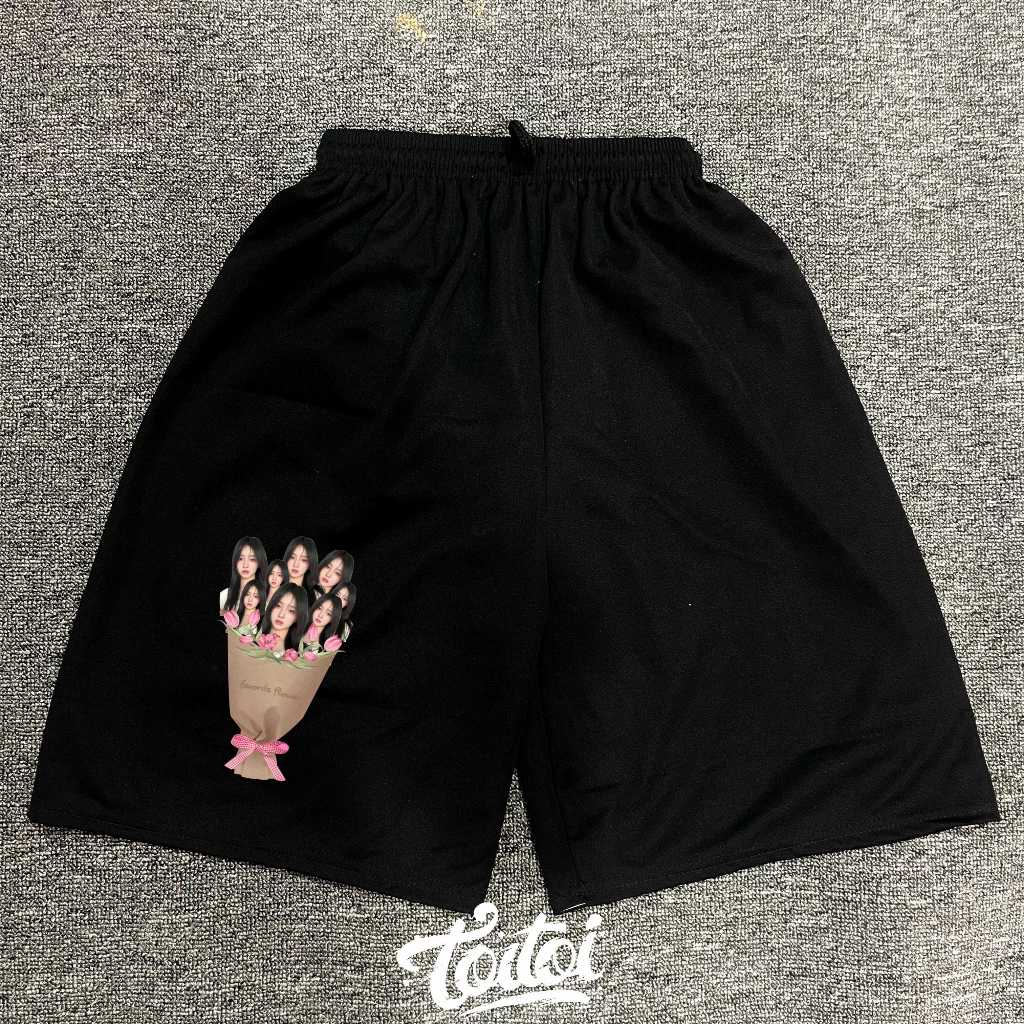 Celana Pendek Pria Wanita Sablon Custom Foto Bucket