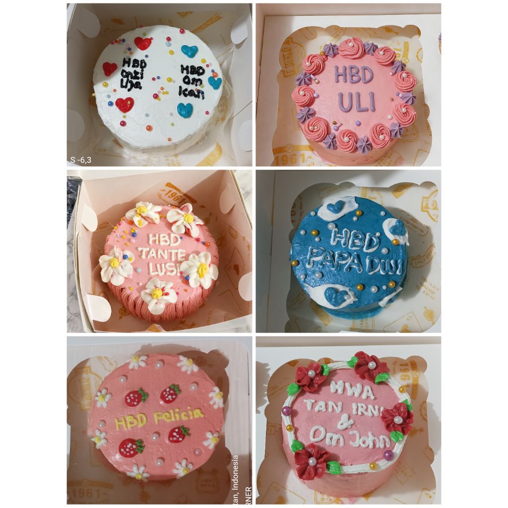 bento cake mini cake custom cake cikarang