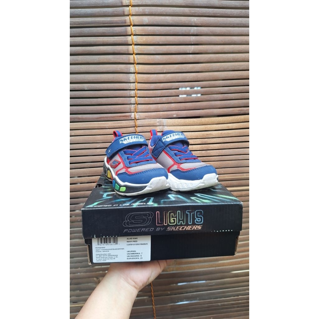 PRELOVED - SKECHERS LIGHTS STORM TODDLER