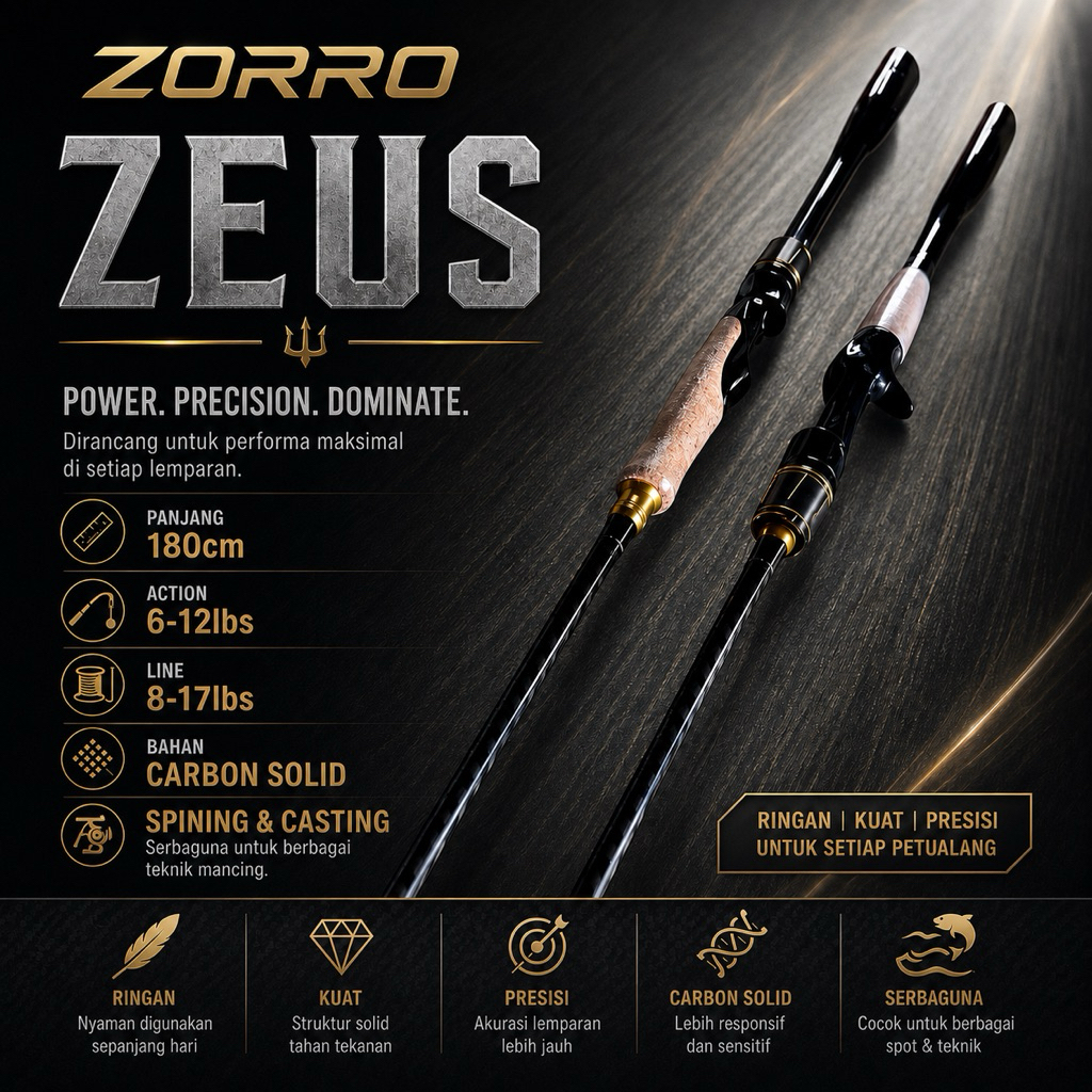 joran zorro zeus carbon solid medium