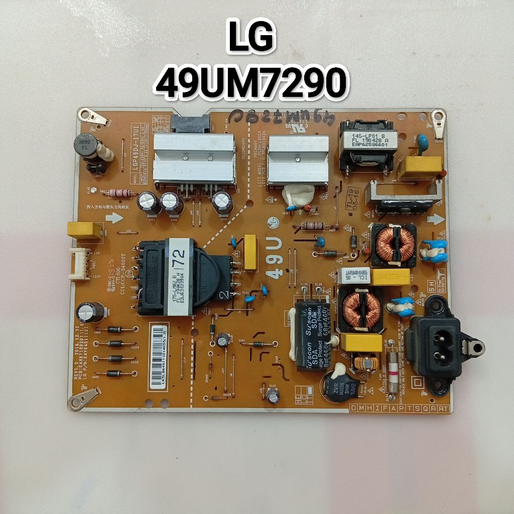 PSU - POWER SUPPLY - MESIN TV LG LED 49UM7290