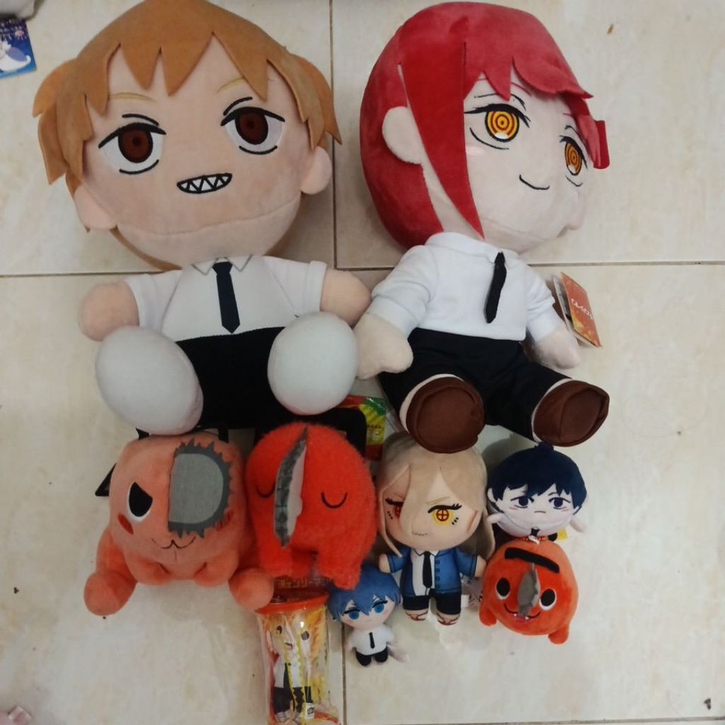 [Official] CHAINSAW MAN big taito furyu tomonui chibigurumi fuwakororin nesoberi Aki Hayakawa Denji 