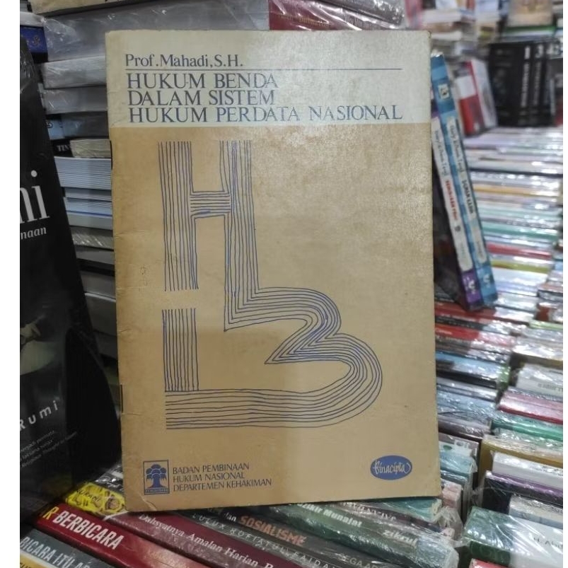 Hukum benda dalam sistem hukum perdata nasional by Prof.mahadi SH. ASLI ORIGINAL