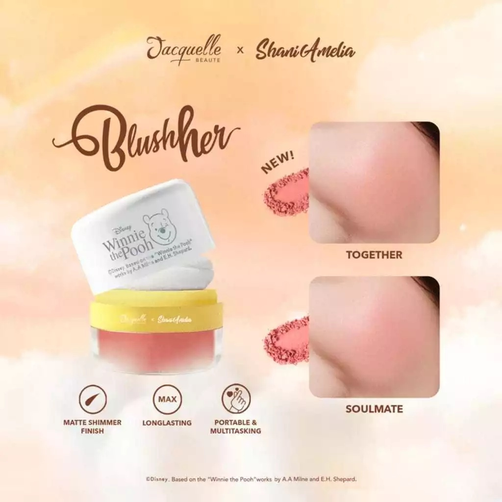 NED Jacquelle BlushHer Blush On x Shani Amelia - Disney Winnie The Pooh Edition