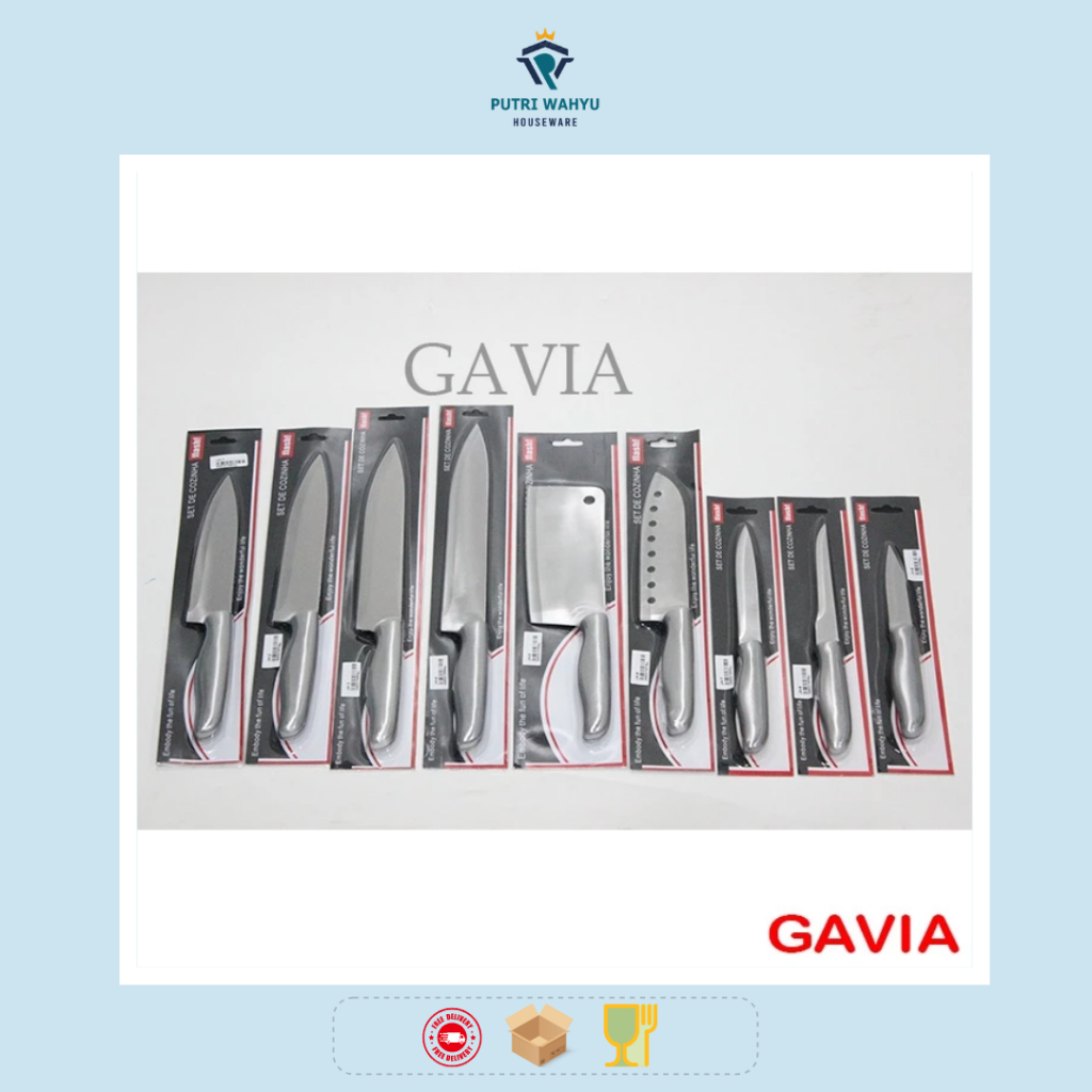 Pisau Dapur Stainless / Pisau Daging Stainless / Pisau Murah / Pisau Set / Knife Set JH