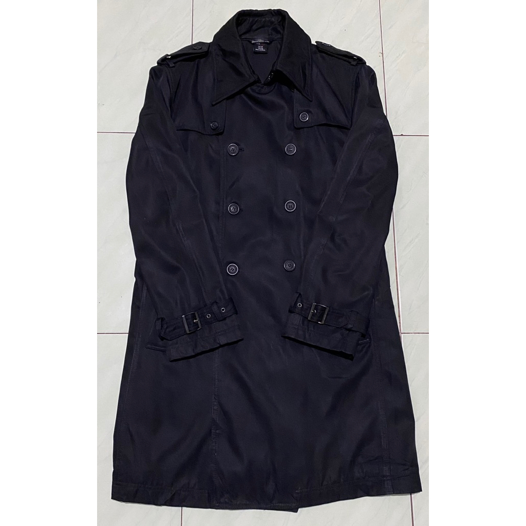 Coat Branded Zara Man (Hitam, emboss) / Coat Zara / Coat Branded