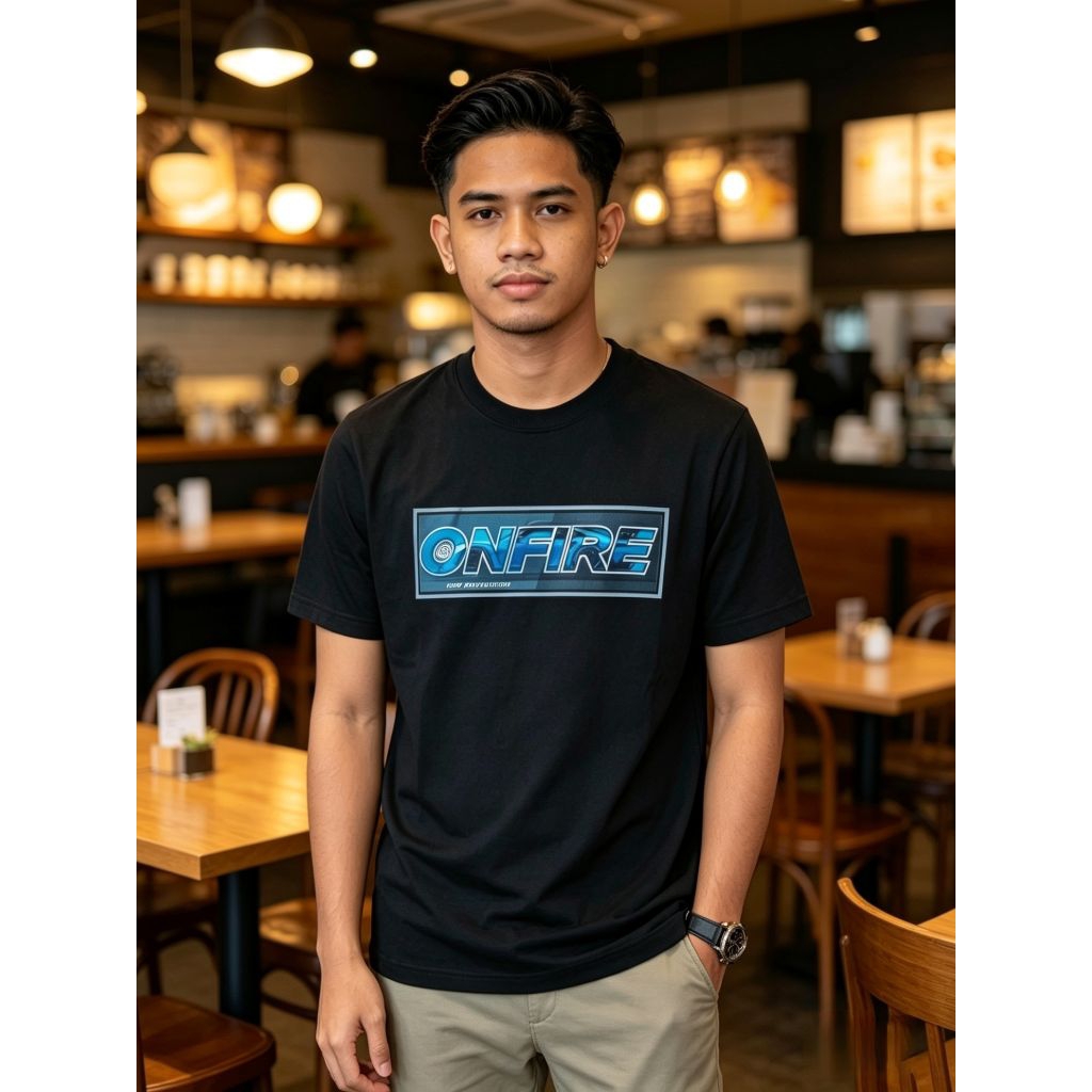 KAOS DISTRO KAOS PRIA KAOS ONFIRE ORIGINAL