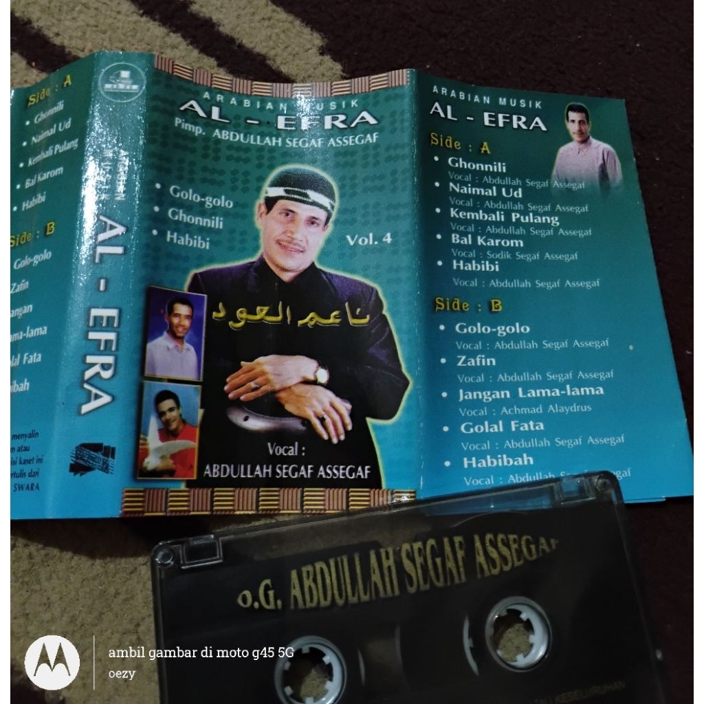 Kaset pita Abdullah Assegaf bersama Gambus Al Efra