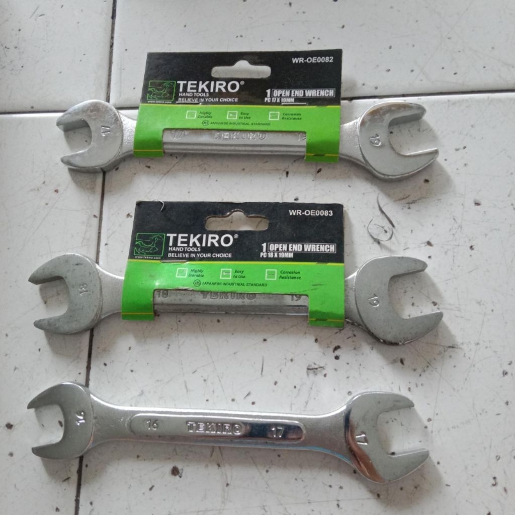 Kunci Tekiro pas - pas,14-15, 16-17, 17-19, 18-19,19-21,20-22mm tekiro asli - 20-22mm