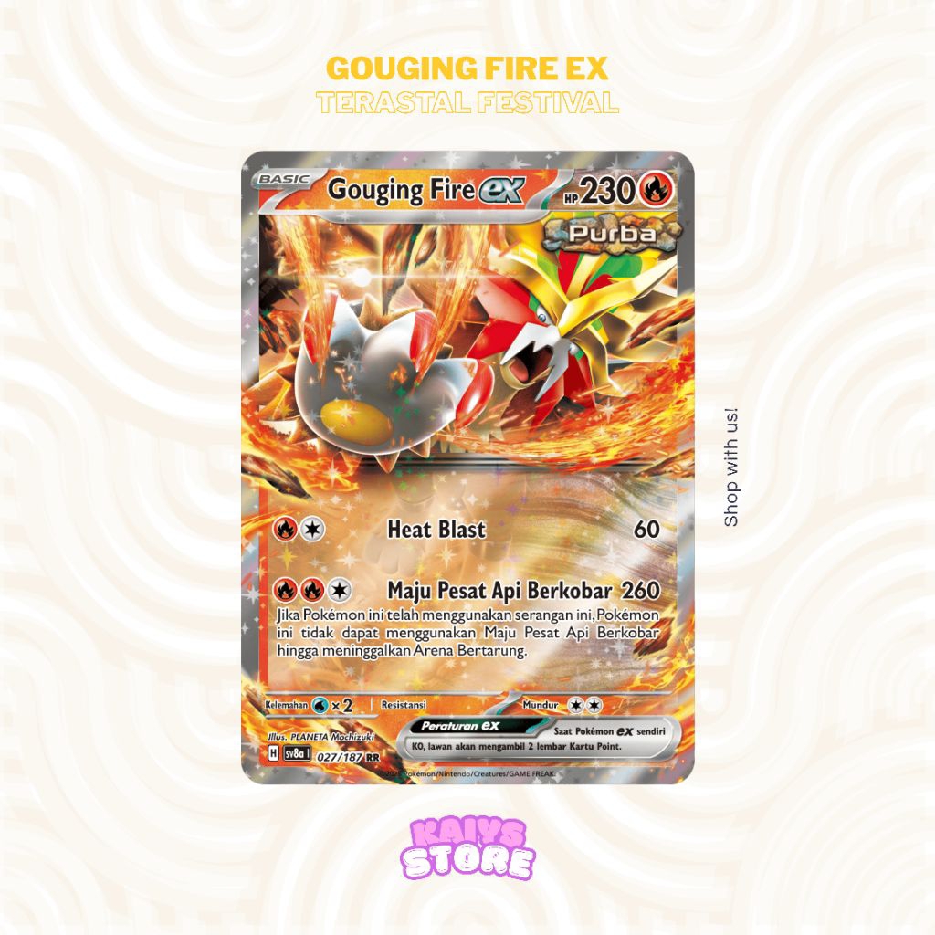 TCG Pokemon - Gouging Fire Ex RR