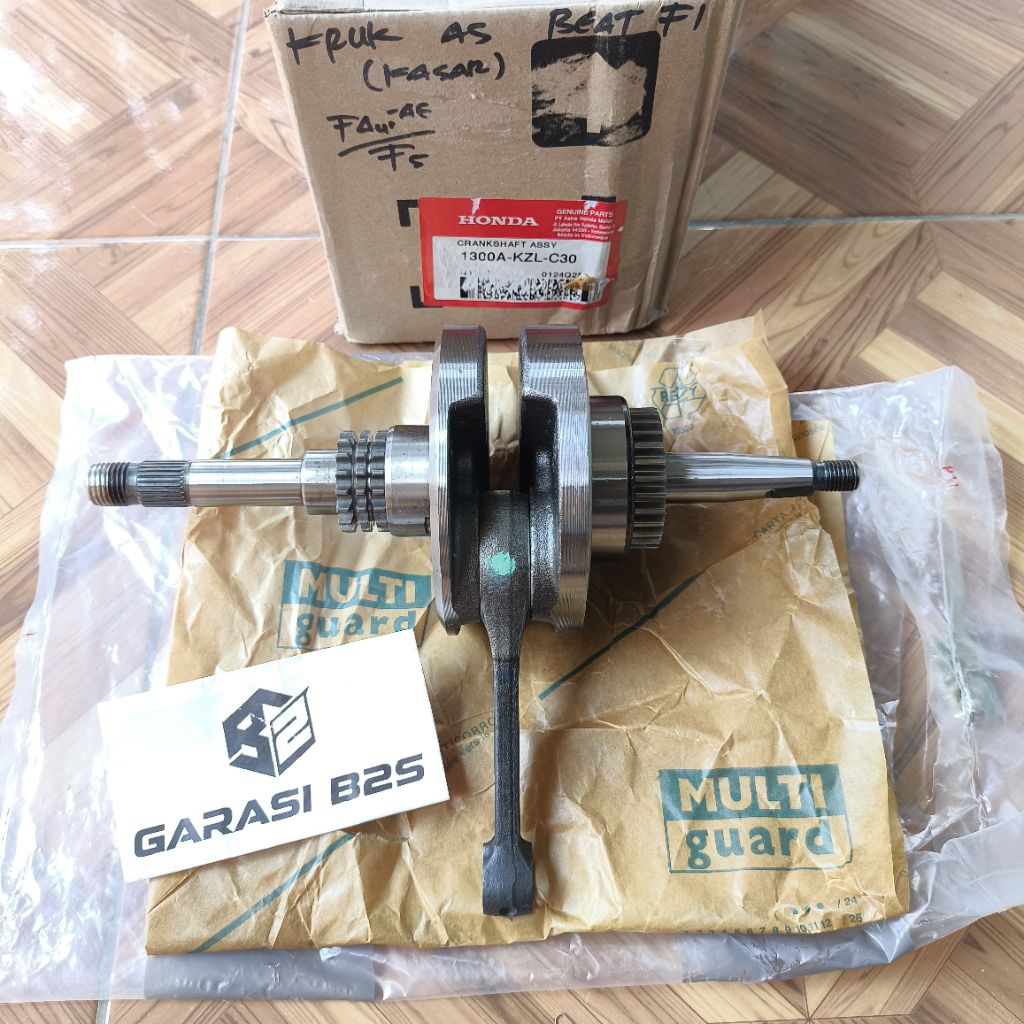 1300A-KZL-C30 Crankshaft Assy Kruk As Beat Fi Stater Kasar Spacy Fi Vario 110 eSP Original AHM Honda